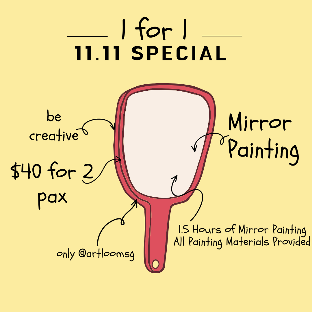 2 pax mirror painting or more